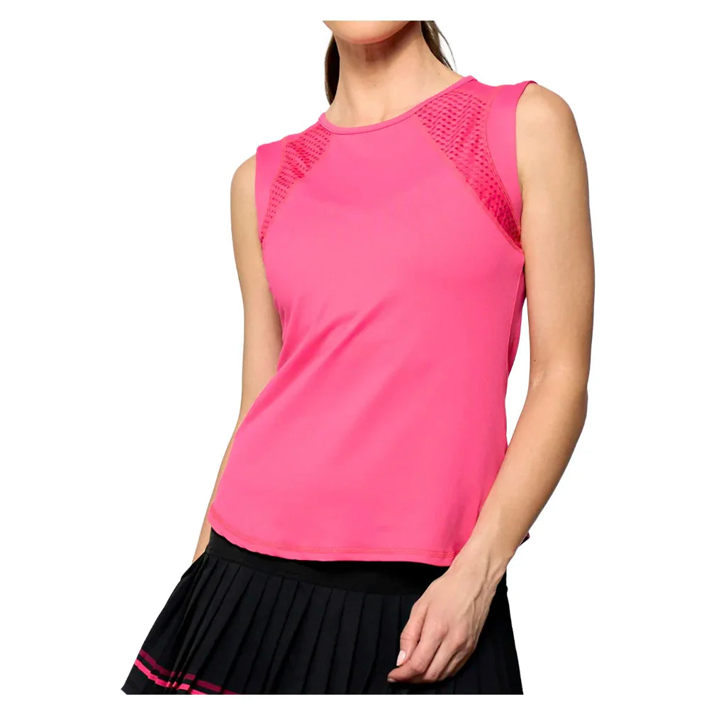 Women's Power Tennis Tank Bright Pink