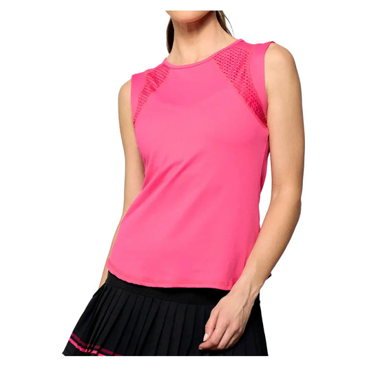 Women's Power Tennis Tank Bright Pink