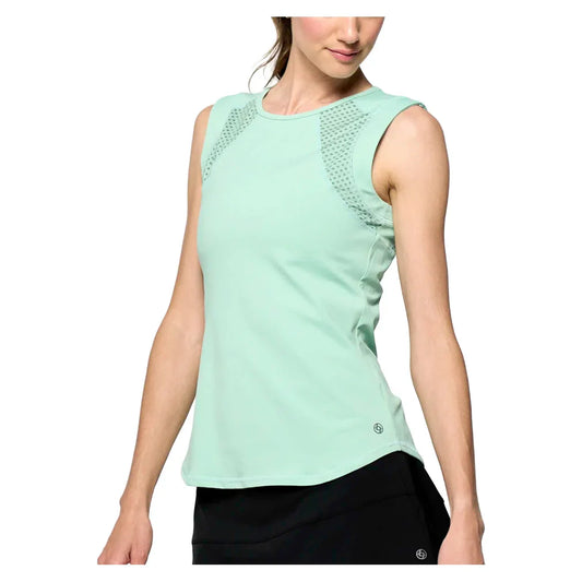 Women's Power Tennis Tank Lichen