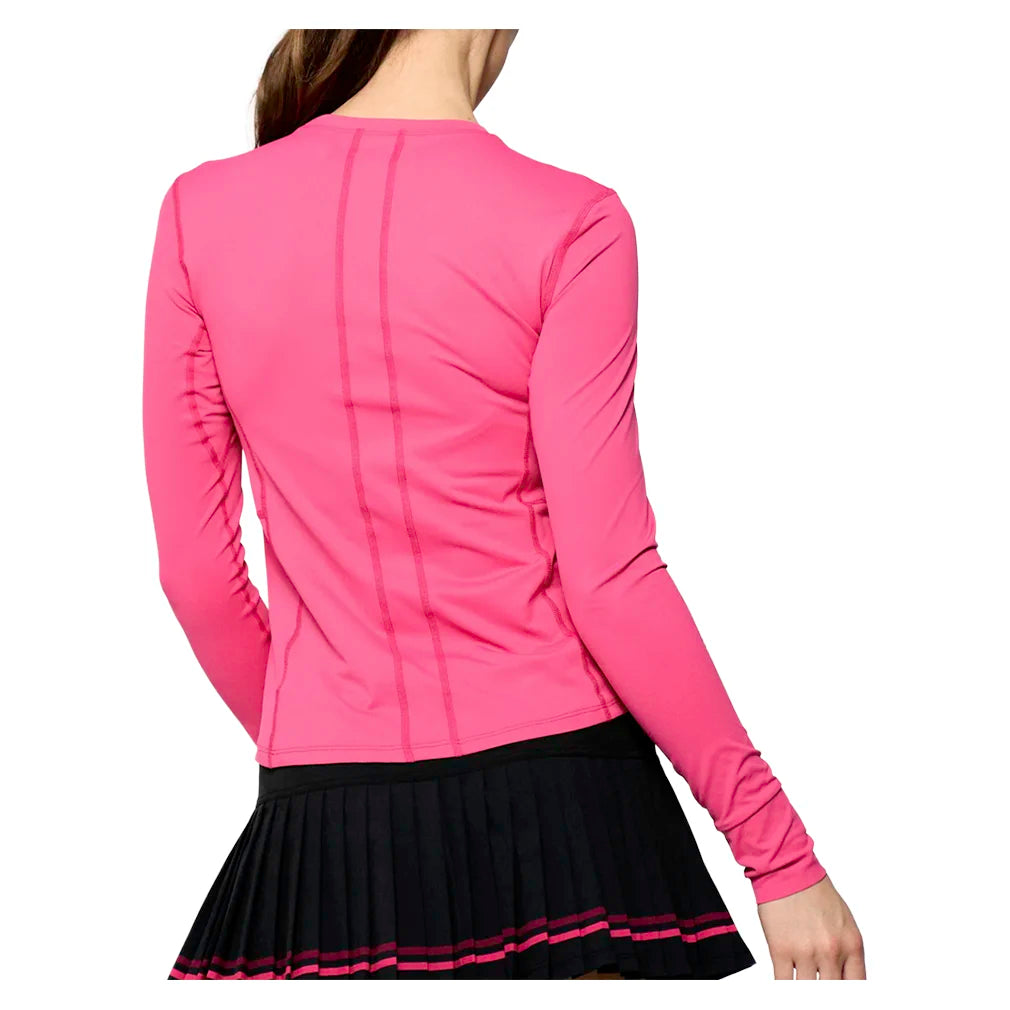 Women's Titan Long Sleeve Tennis Top Bright Pink