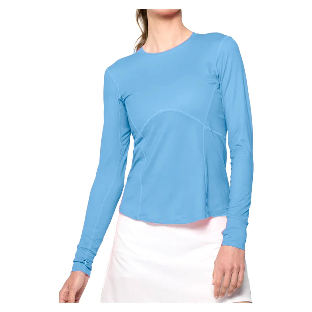 Women's Titan Long Sleeve Tennis Top Blue Sky
