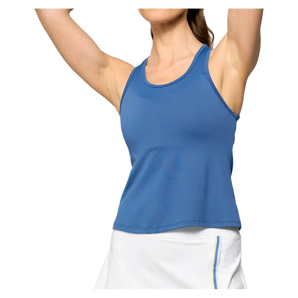 Women's Rival Tennis Tank Denim Blue
