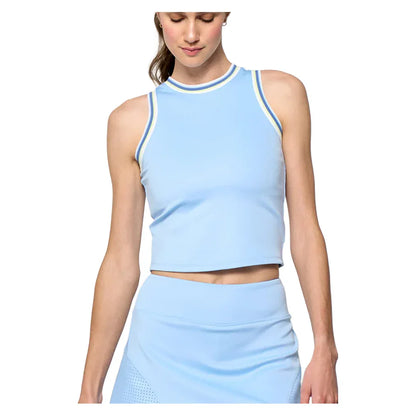 Women's Varsity Tennis Tank Cool Blue and Multi