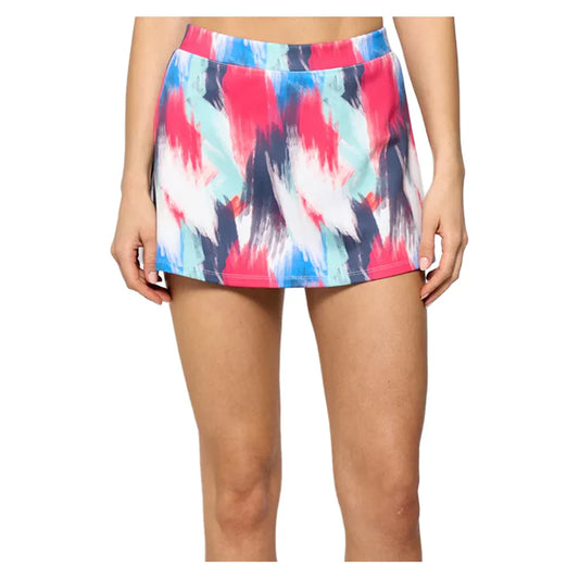 Women's Vixen Printed 13 Inch Tennis Skort Brushstrokes