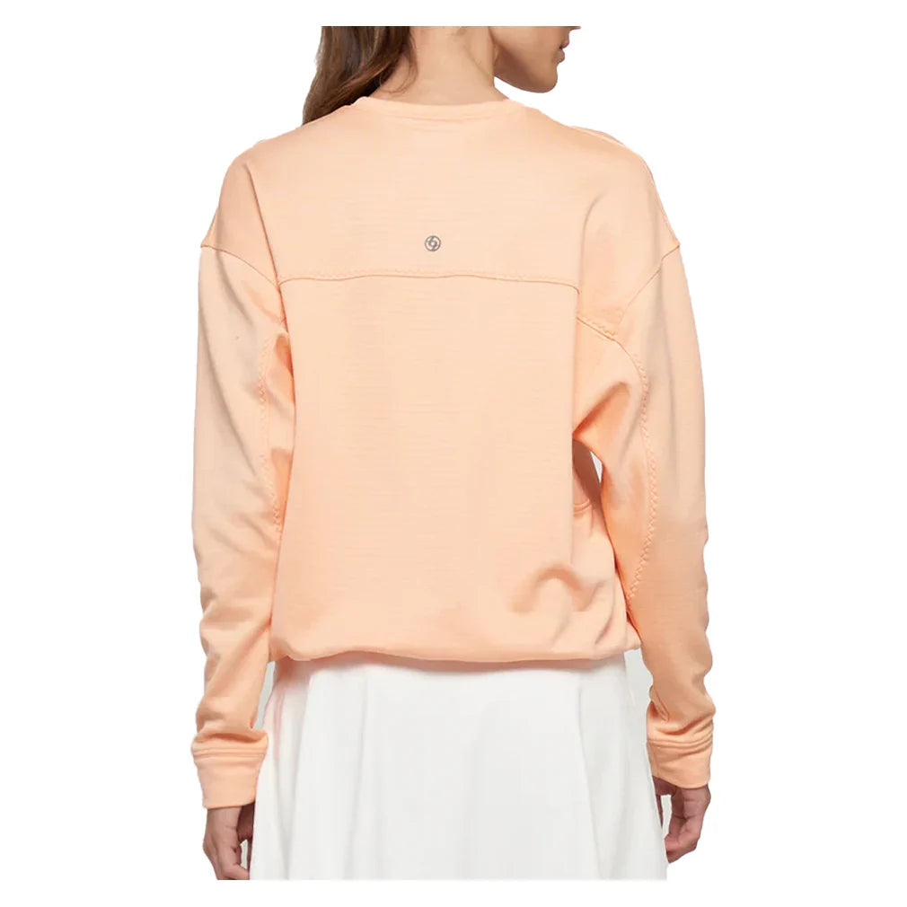 Women's Electra Post Game Tennis Pullover Papaya
