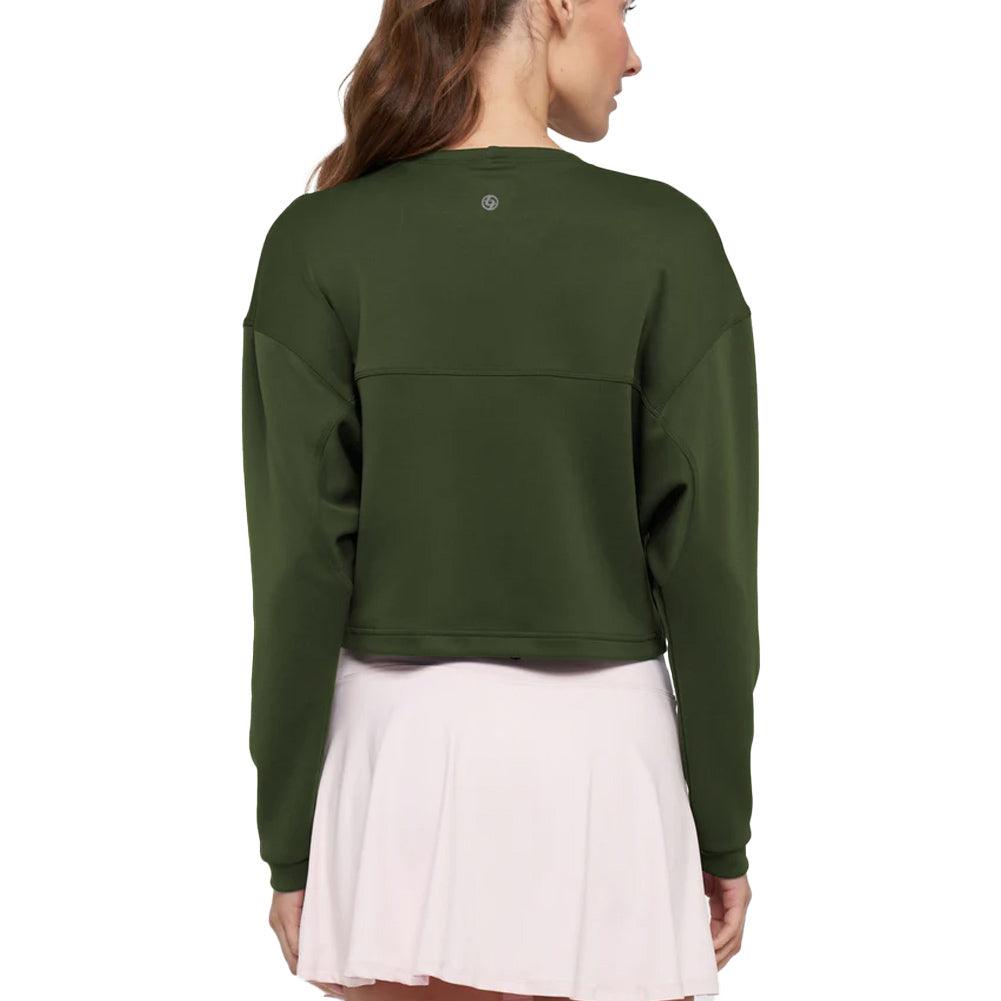 Women's Warm Up Tennis Layer Dark Olive