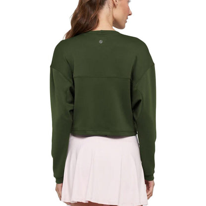 Women's Warm Up Tennis Layer Dark Olive