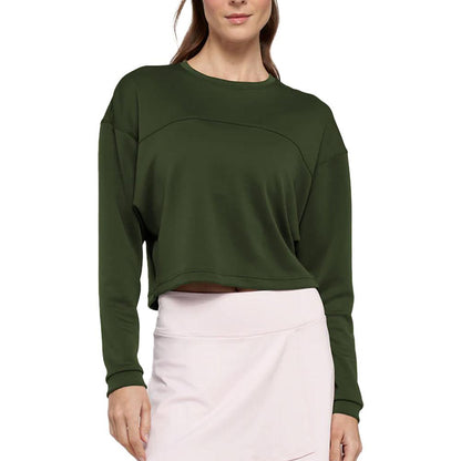 Women's Warm Up Tennis Layer Dark Olive