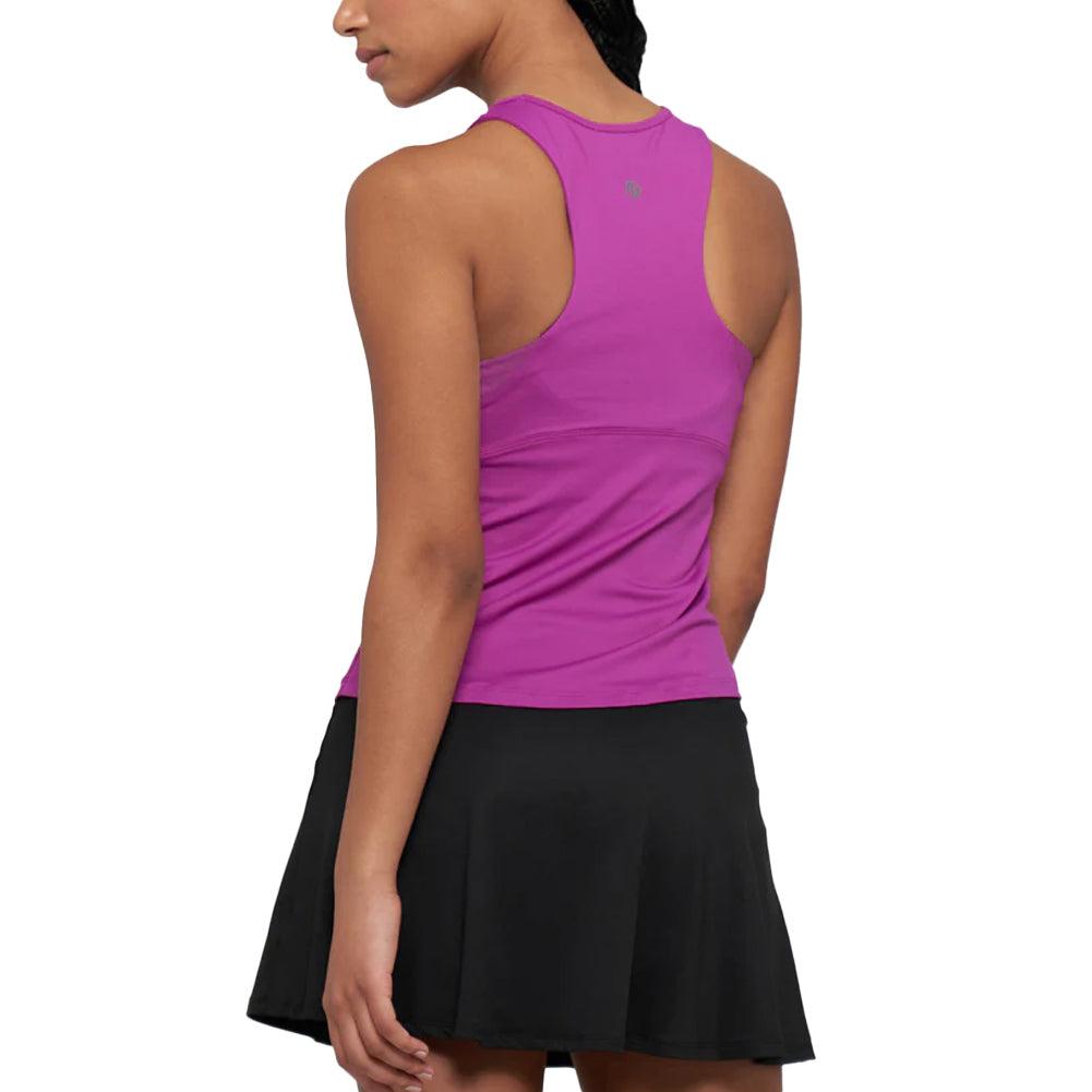 Women's Elite Curve Tennis Tank Magenta and Blush