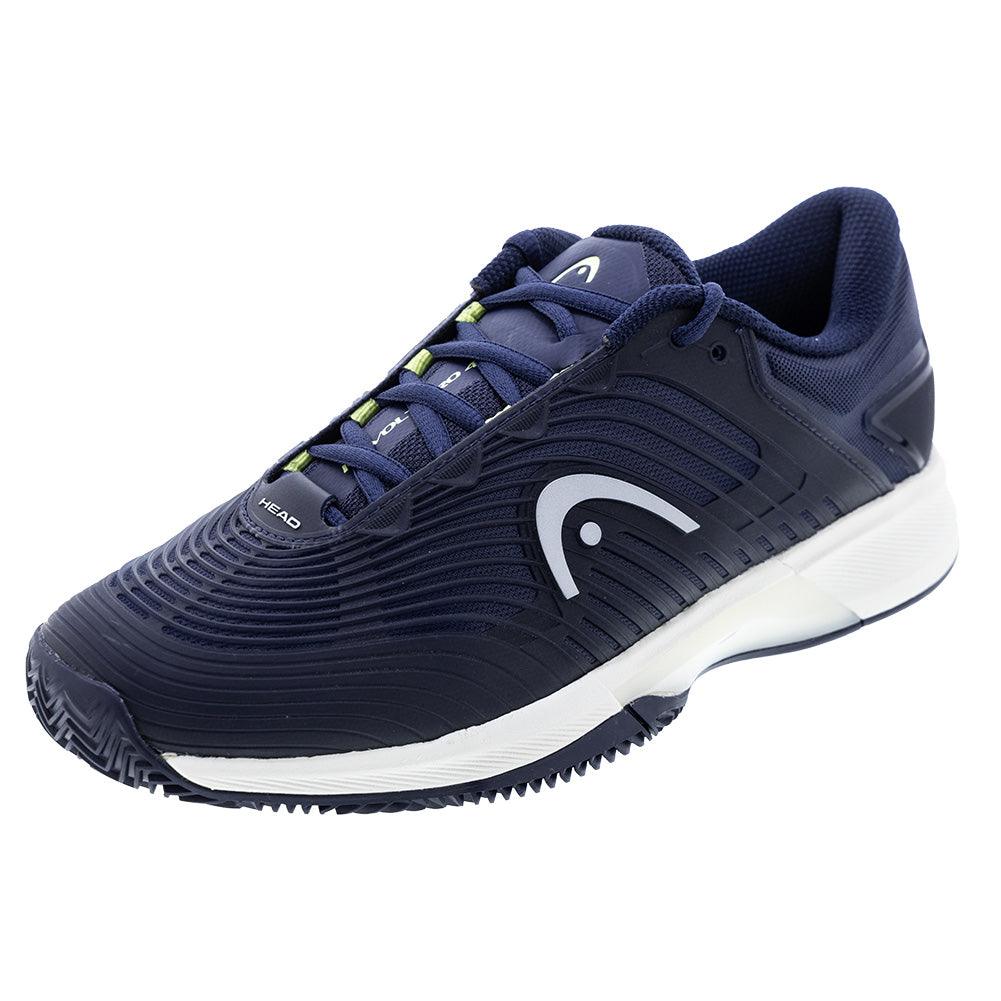 Men's Revolt Pro 4.5 Clay Tennis Shoes Navy and Lime