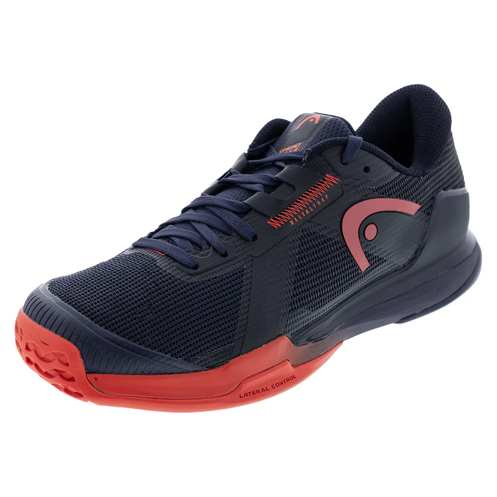 Men's Sprint Pro 4.0 Wide Tennis Shoes Dark Blue and Red