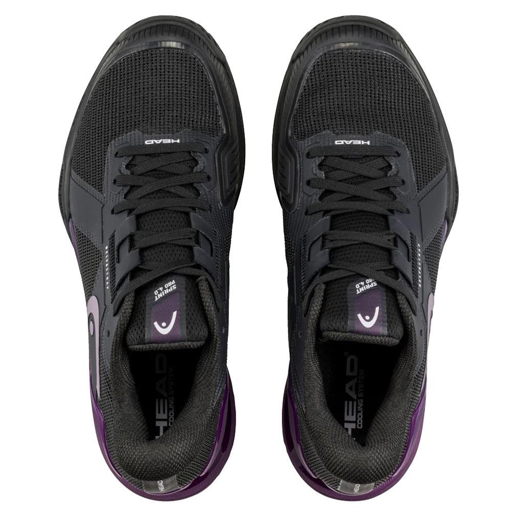 Women's Sprint Pro 4.0 Tennis Shoes Black and Plum