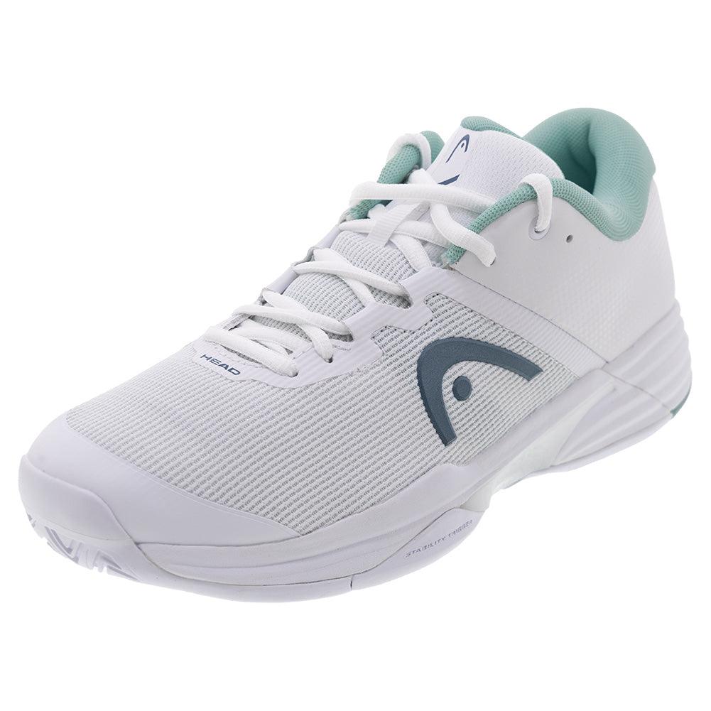 Women's Revolt Evo 2.0 Tennis Shoes White and Turquoise