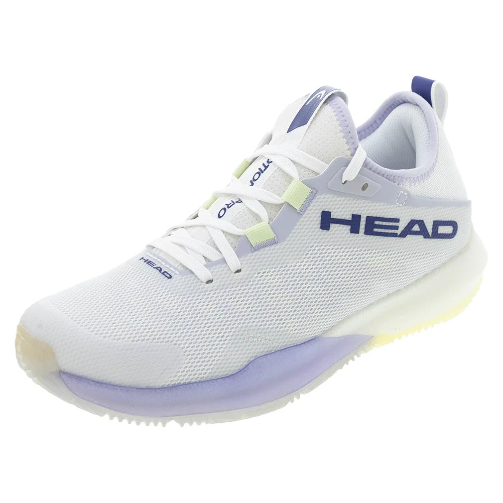 Women's Motion Pro Padel Shoes White and Lavender