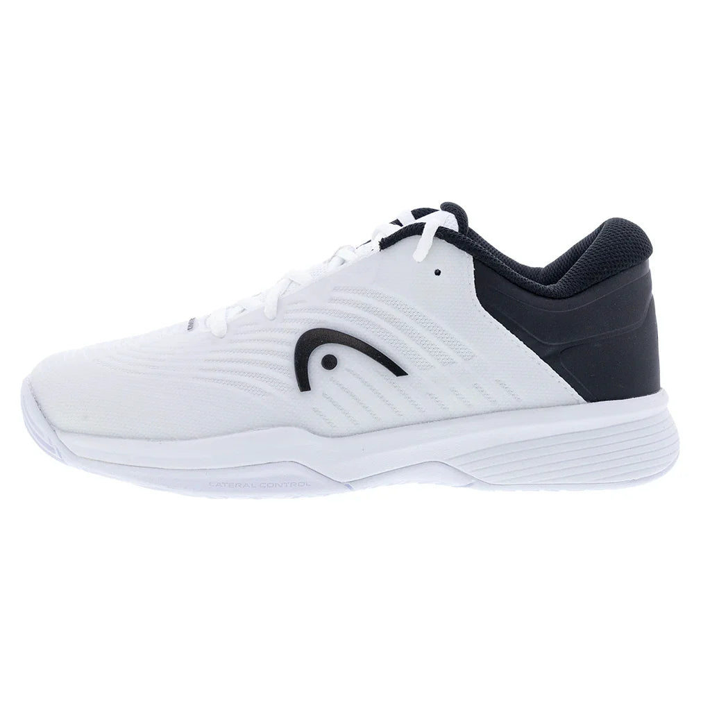 Juniors Revolt Pro 4.5 Tennis Shoes White and Black