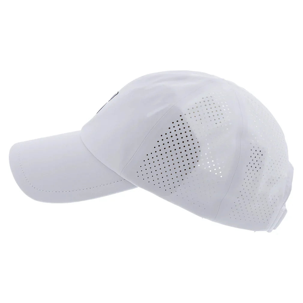 Unisex Court Tennis Cap White