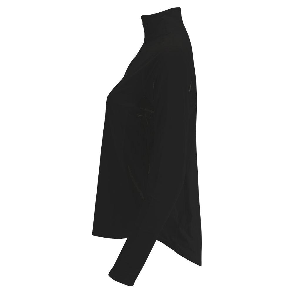 Women's Relaxed Mock Zip Tennis Top