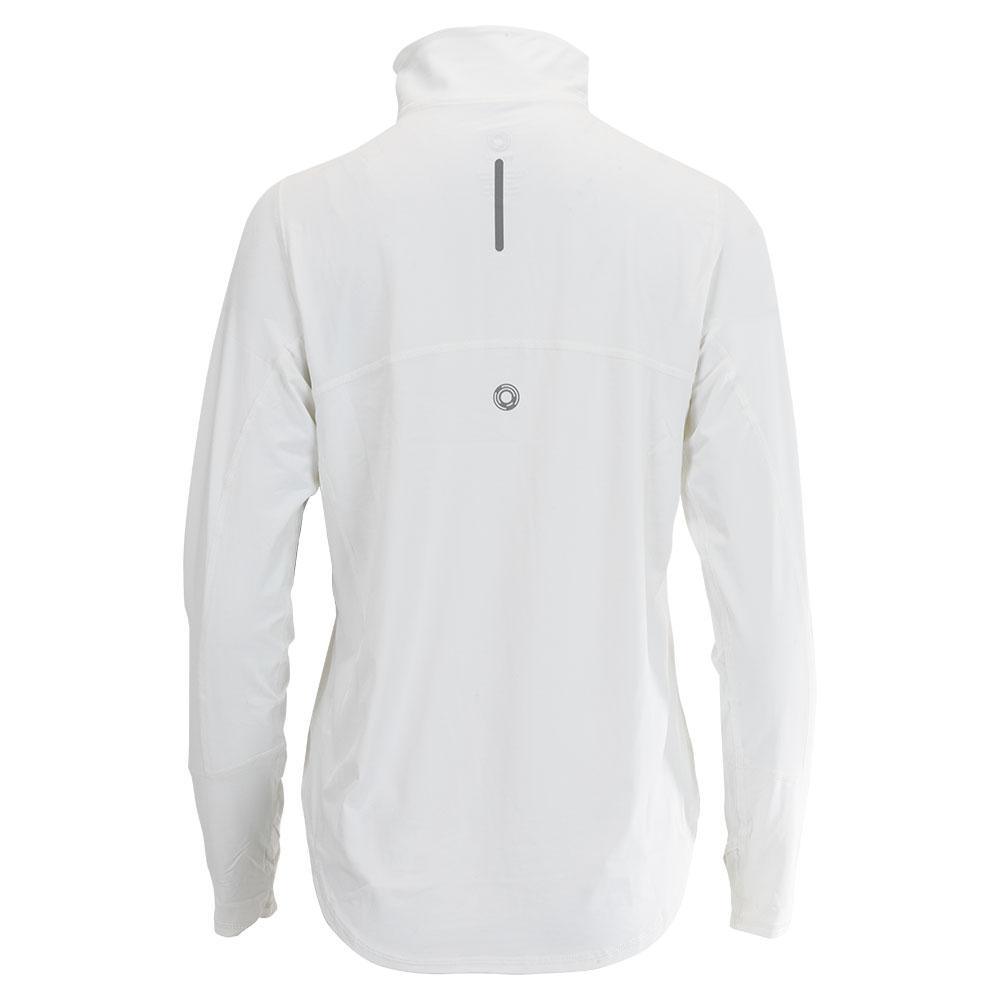Women's Relaxed Mock Zip Tennis Top