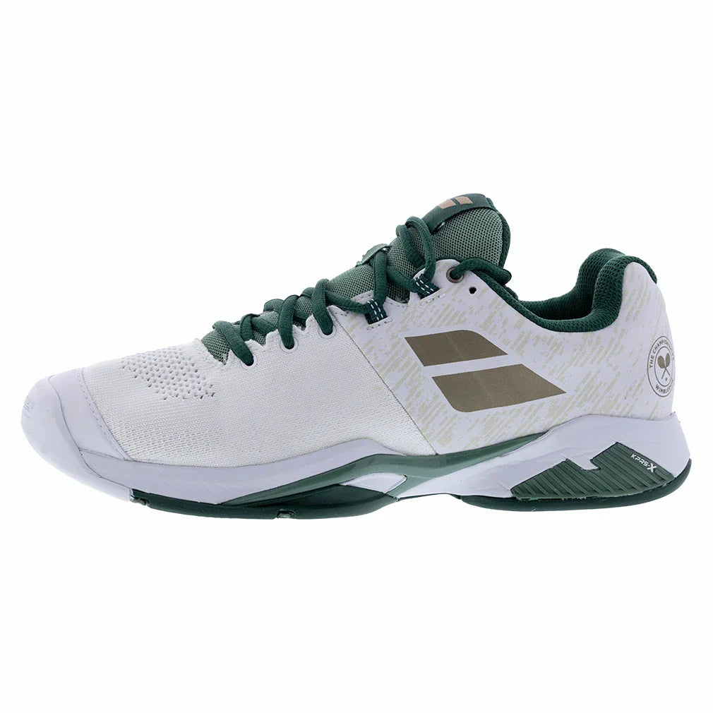 Men's Propulse Blast AC Wimbledon Tennis Shoes White and Dark Green
