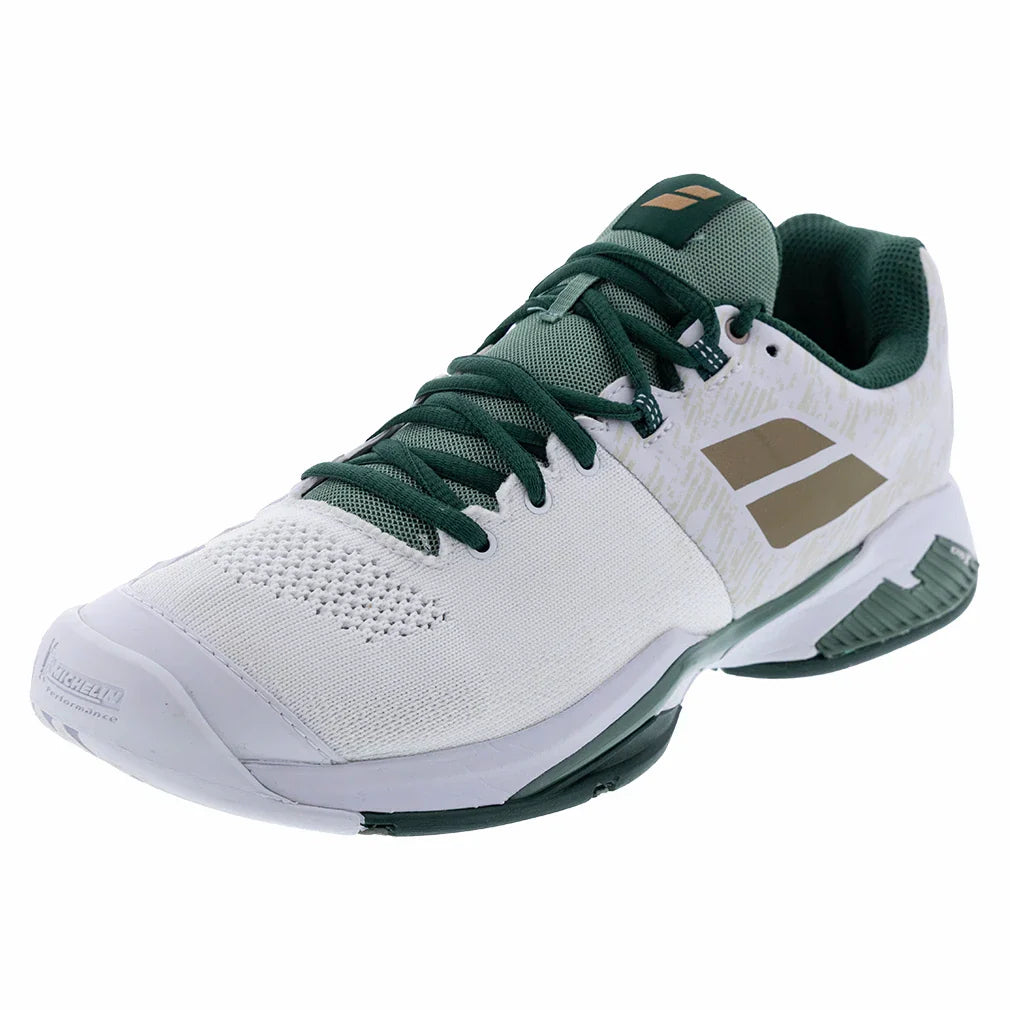 Men's Propulse Blast AC Wimbledon Tennis Shoes White and Dark Green