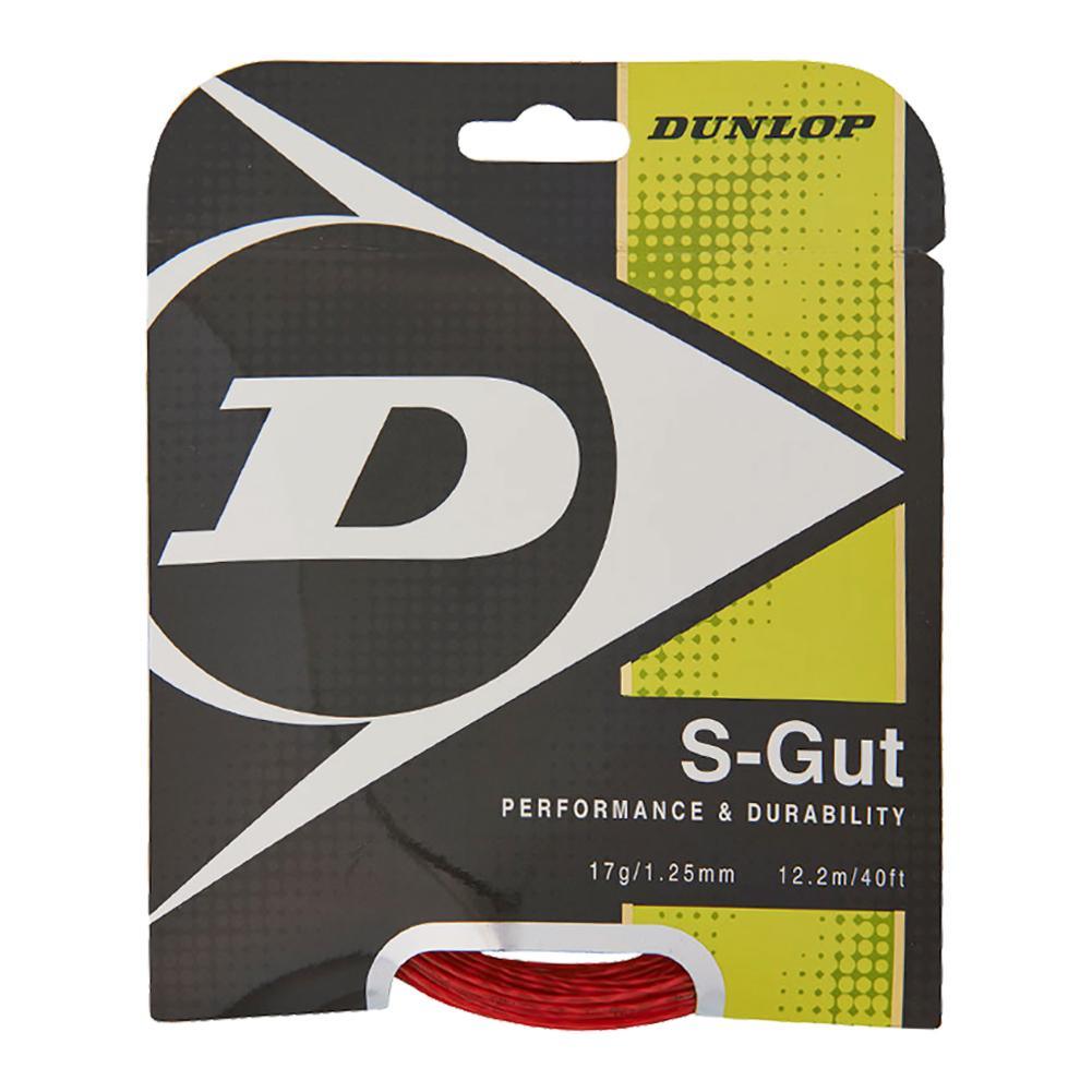 Red - S-Gut 17G Red Tennis String