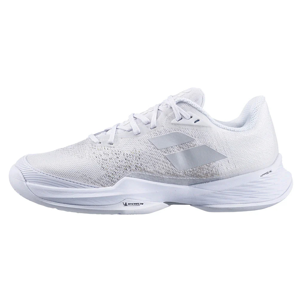 Women's Jet Mach 3 All Court Tennis Shoes White and Silver