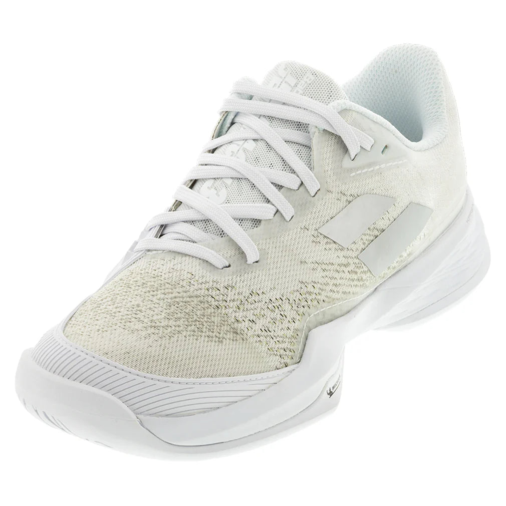 Women's Jet Mach 3 All Court Tennis Shoes White and Silver