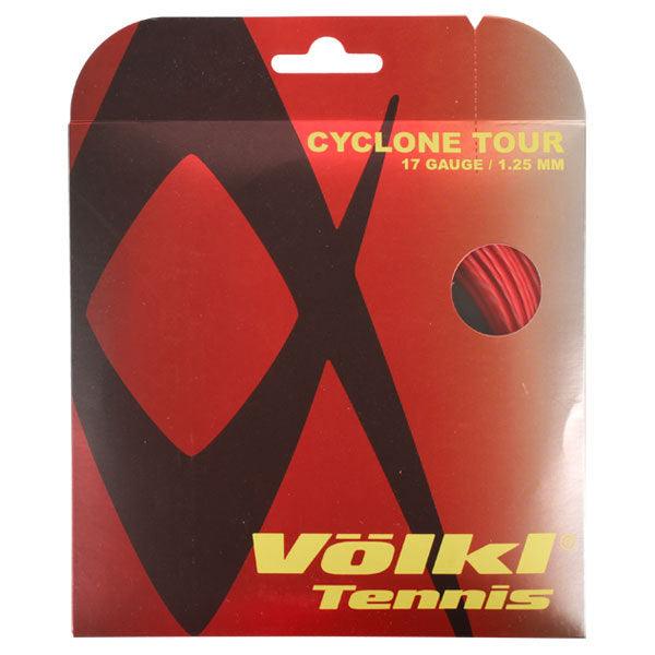 Cyclone Tour 17G/1.25MM Red Tennis String