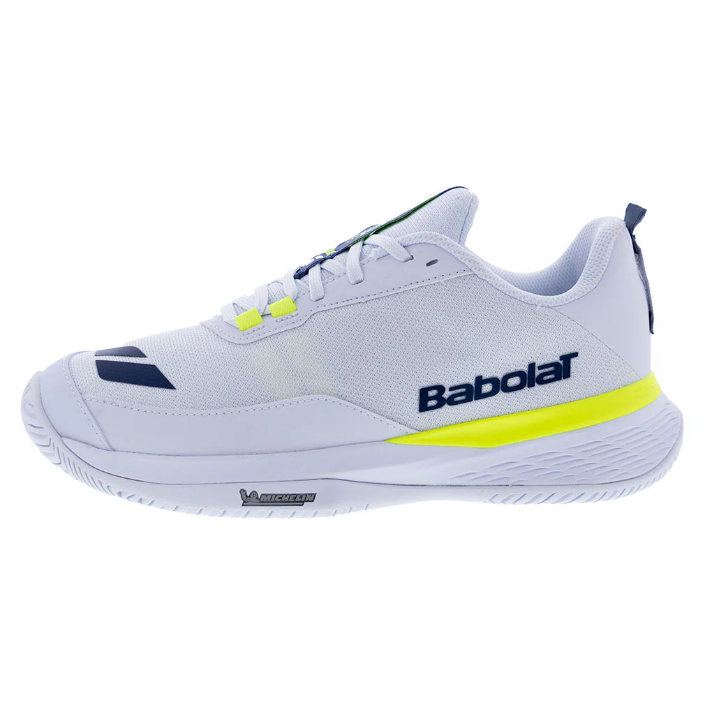 Men's SFX Evo Pickleball Shoes White and Estate Blue