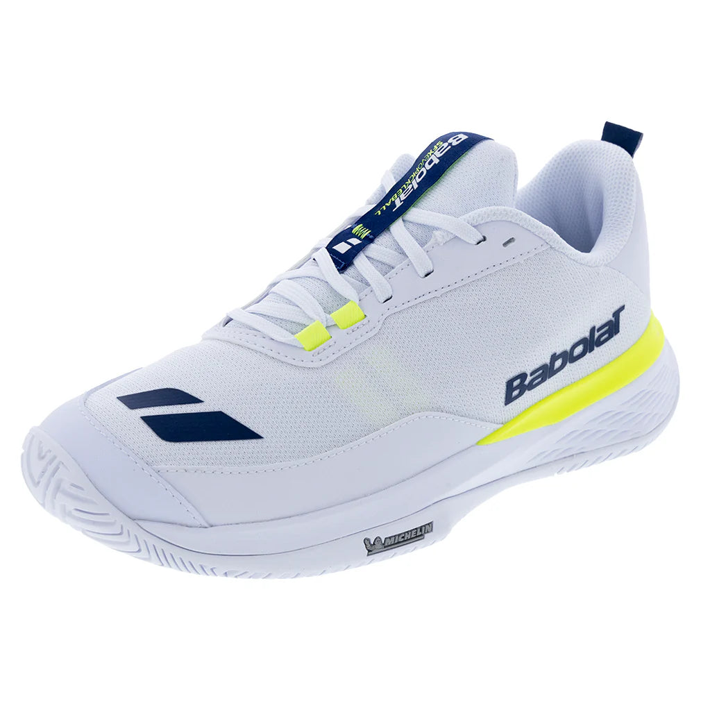Men's SFX Evo Pickleball Shoes White and Estate Blue