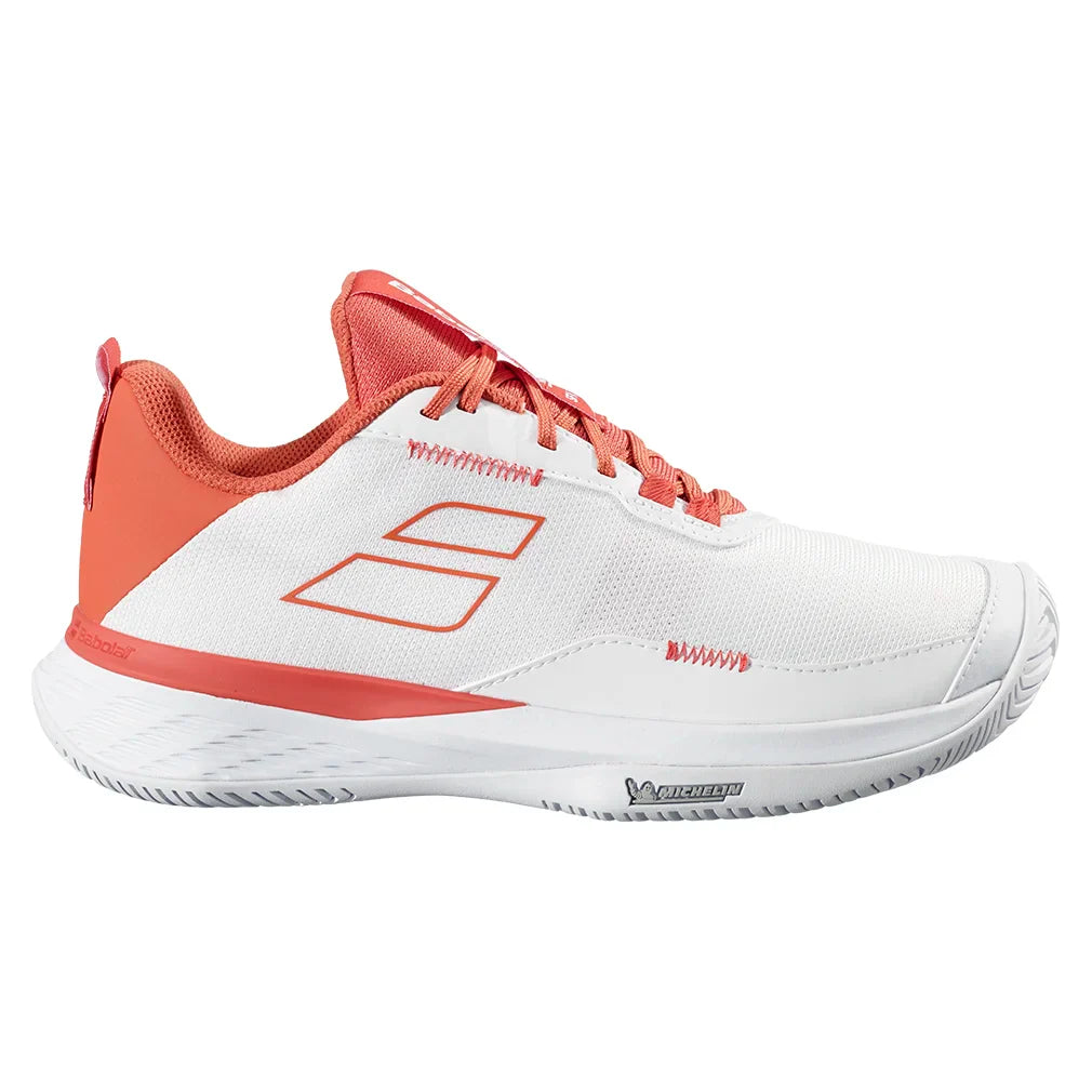 Women's SFX Evo All Court Tennis Shoes White and Terra Cotta