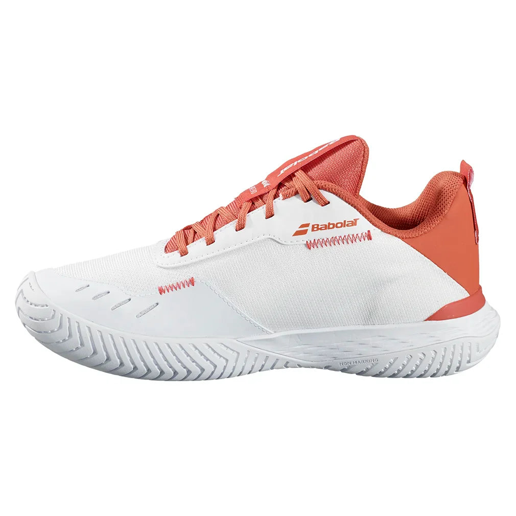 Women's SFX Evo All Court Tennis Shoes White and Terra Cotta