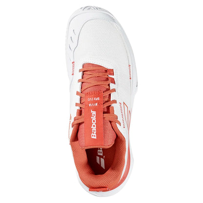Women's SFX Evo All Court Tennis Shoes White and Terra Cotta