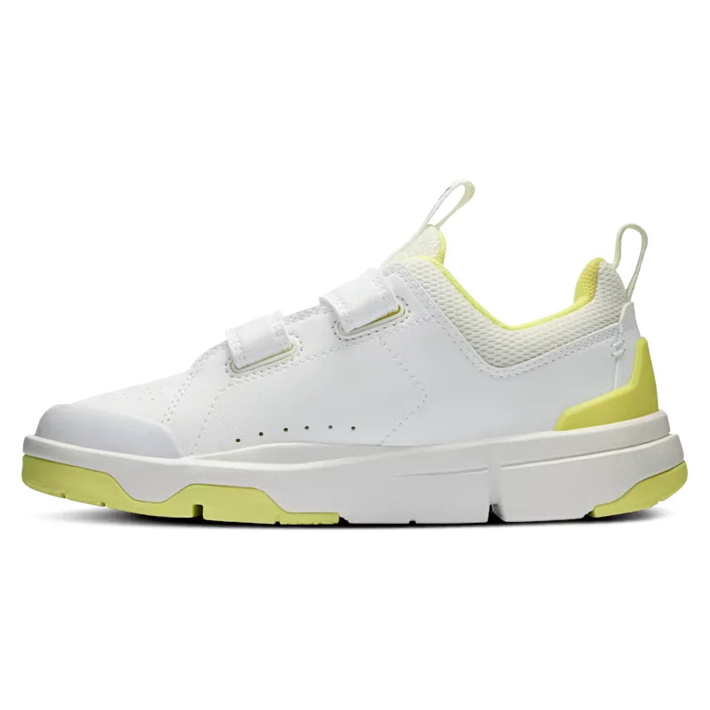 Juniors' THE ROGER Tennis Shoes White and Limelight