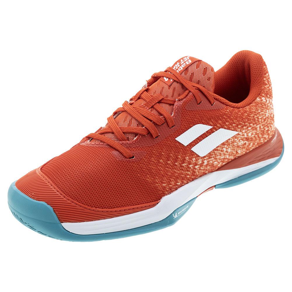 Juniors' Jet Mach 3 Tennis Shoes Fiesta Red