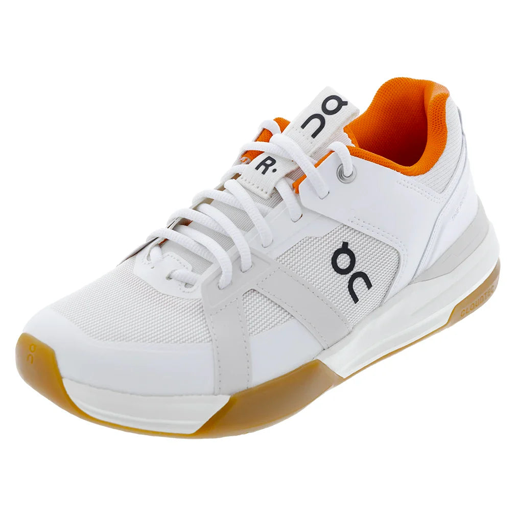 Men's THE ROGER Clubhouse Pro Tennis Shoes Ivory and Flame