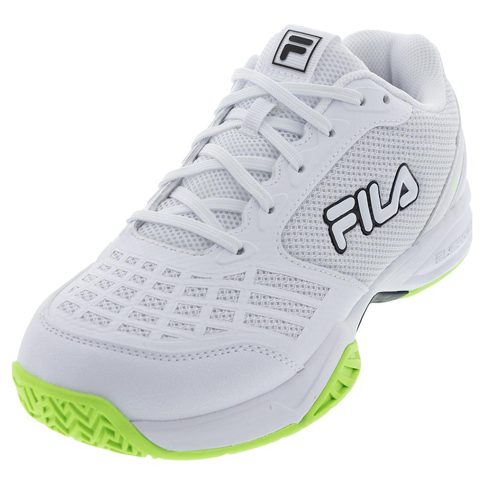 Juniors' Axilus 3 Tennis Shoes White and Black