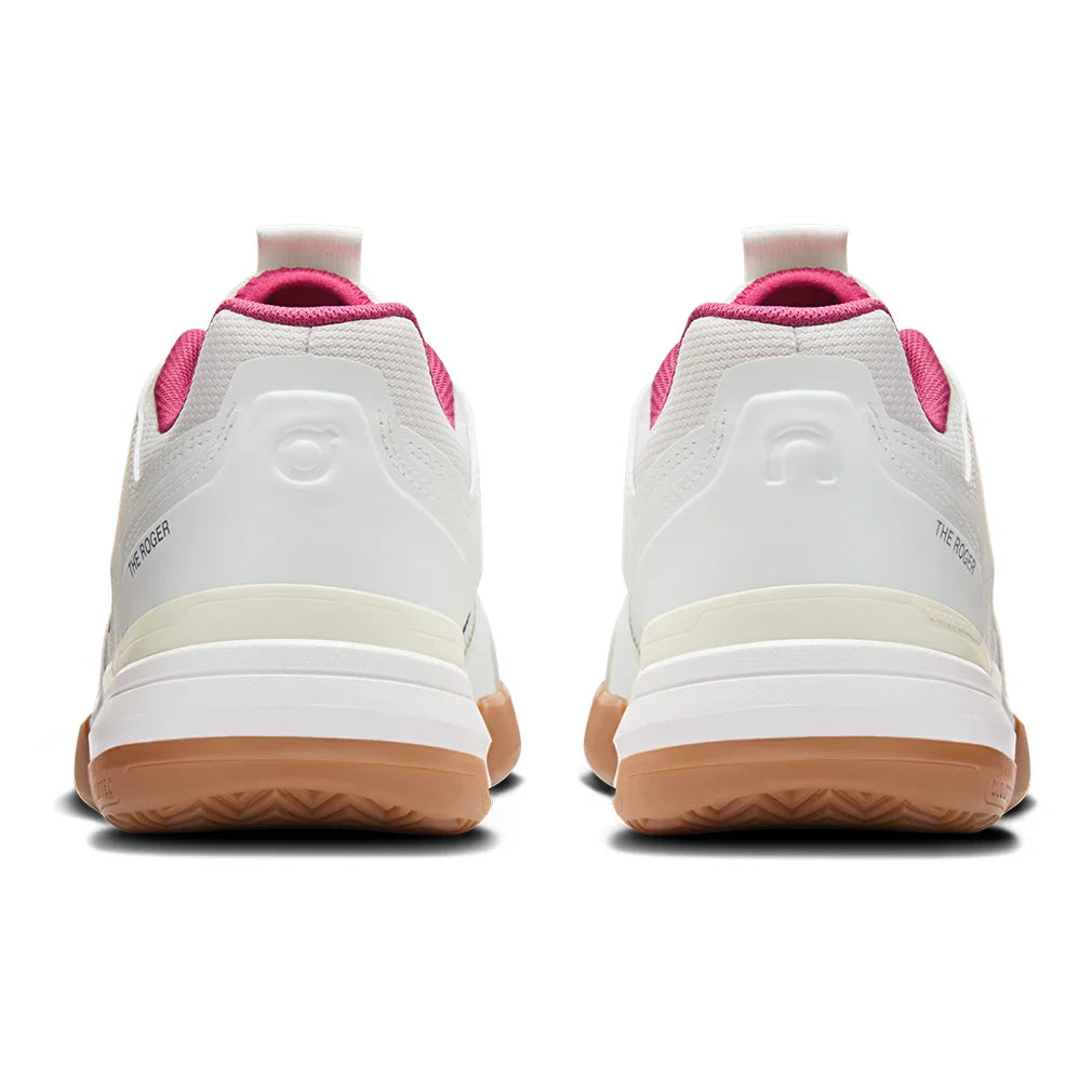 Women's THE ROGER Clubhouse Pro Tennis Shoes Ivory and Grenadine