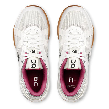 Women's THE ROGER Clubhouse Pro Tennis Shoes Ivory and Grenadine