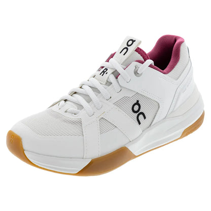 Women's THE ROGER Clubhouse Pro Tennis Shoes Ivory and Grenadine