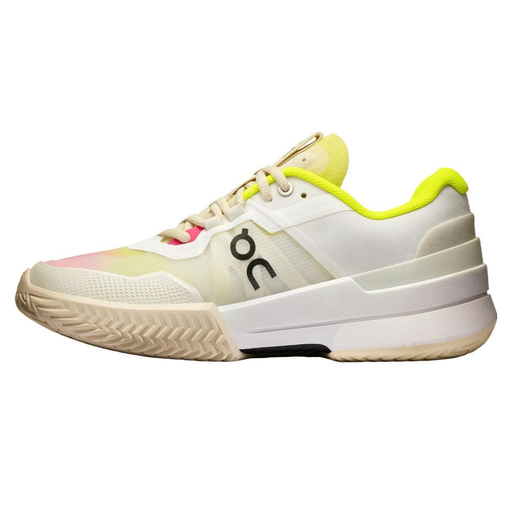Women's THE ROGER Pro 2 Tennis Shoes White and Lime