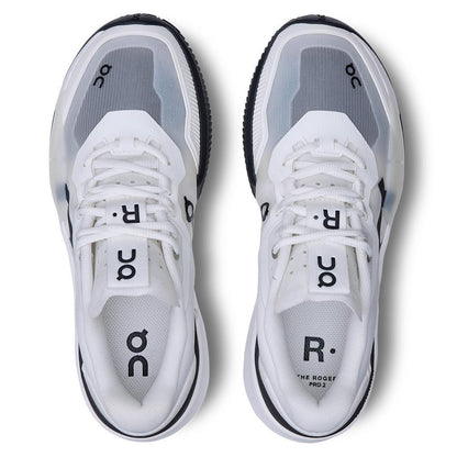 Women's THE ROGER Pro 2 Clay Tennis Shoes White and Black