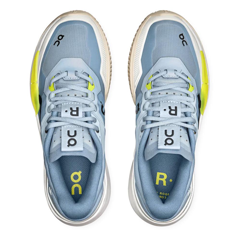 Women's THE ROGER Pro 2 Clay Tennis Shoes Chambray and Lime