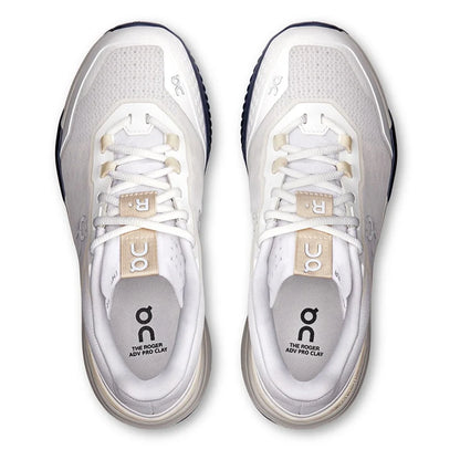 Women's THE ROGER Advantage Pro Clay Tennis Shoes White and Cream