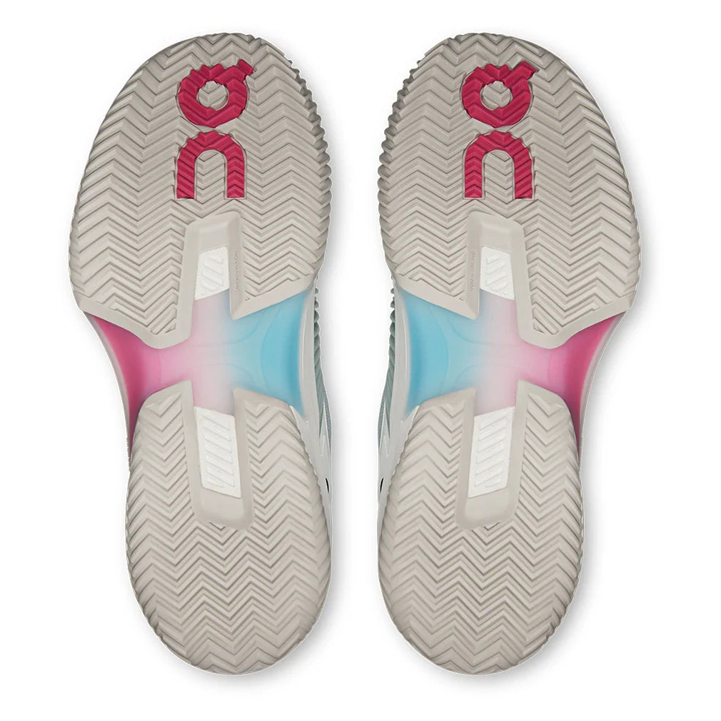 Women's THE ROGER Pro Fire Clay Tennis Shoes Arctic and Pink