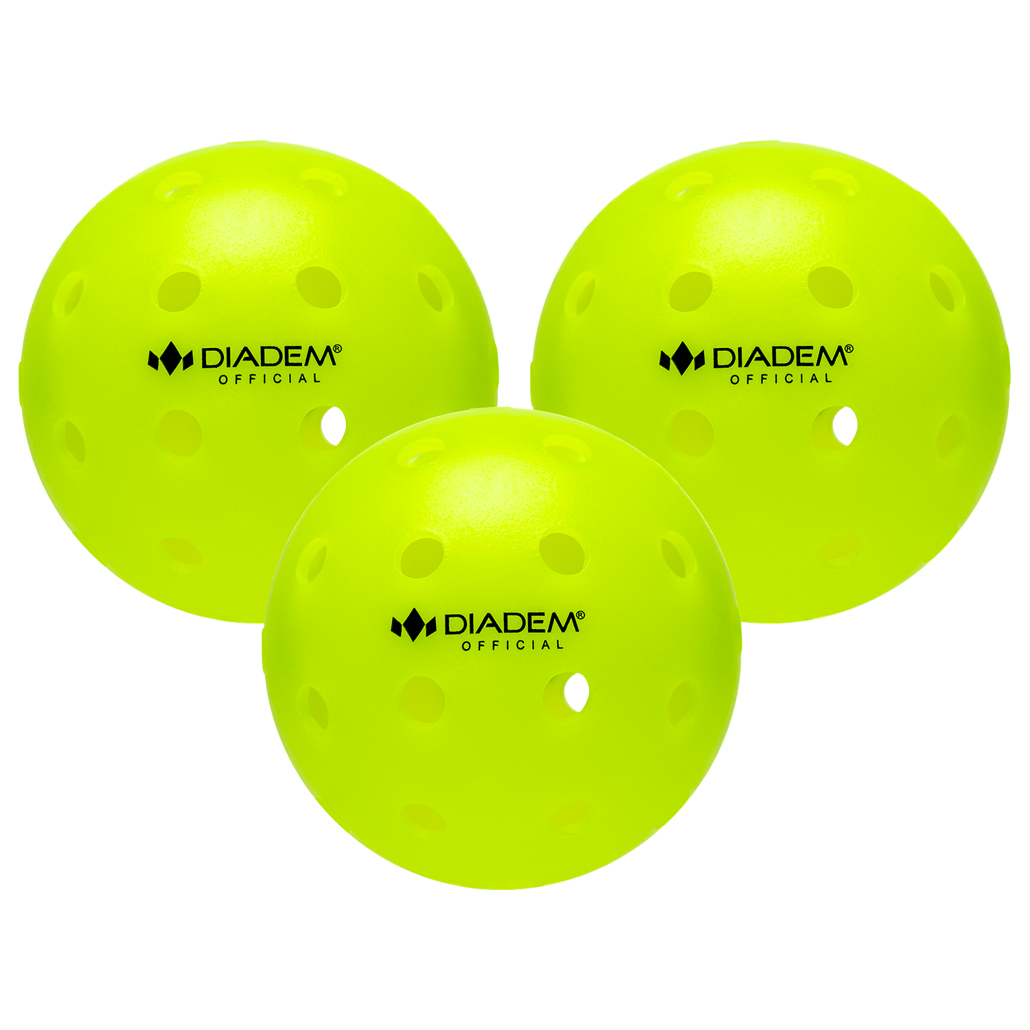 Power 3 Pack Pickleball Balls Neon