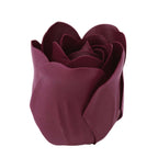 4 Pack 24 Pcs Burgundy Scented Rose Soap Heart Shaped Party Favors With Gift Boxes And Ribbon - Bell Racket Store