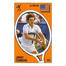 Jimmy Connors Panini Sticker Card