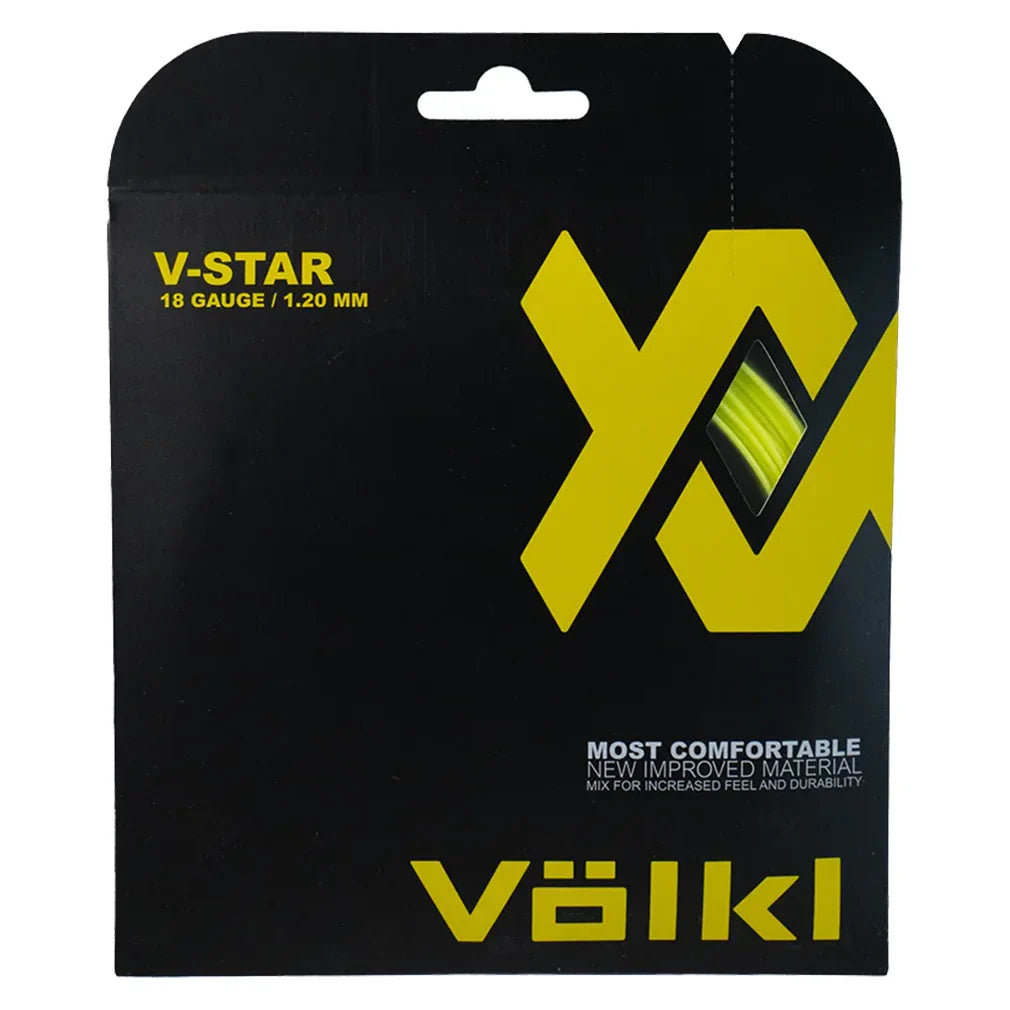 V-Star Tennis String Neon Yellow