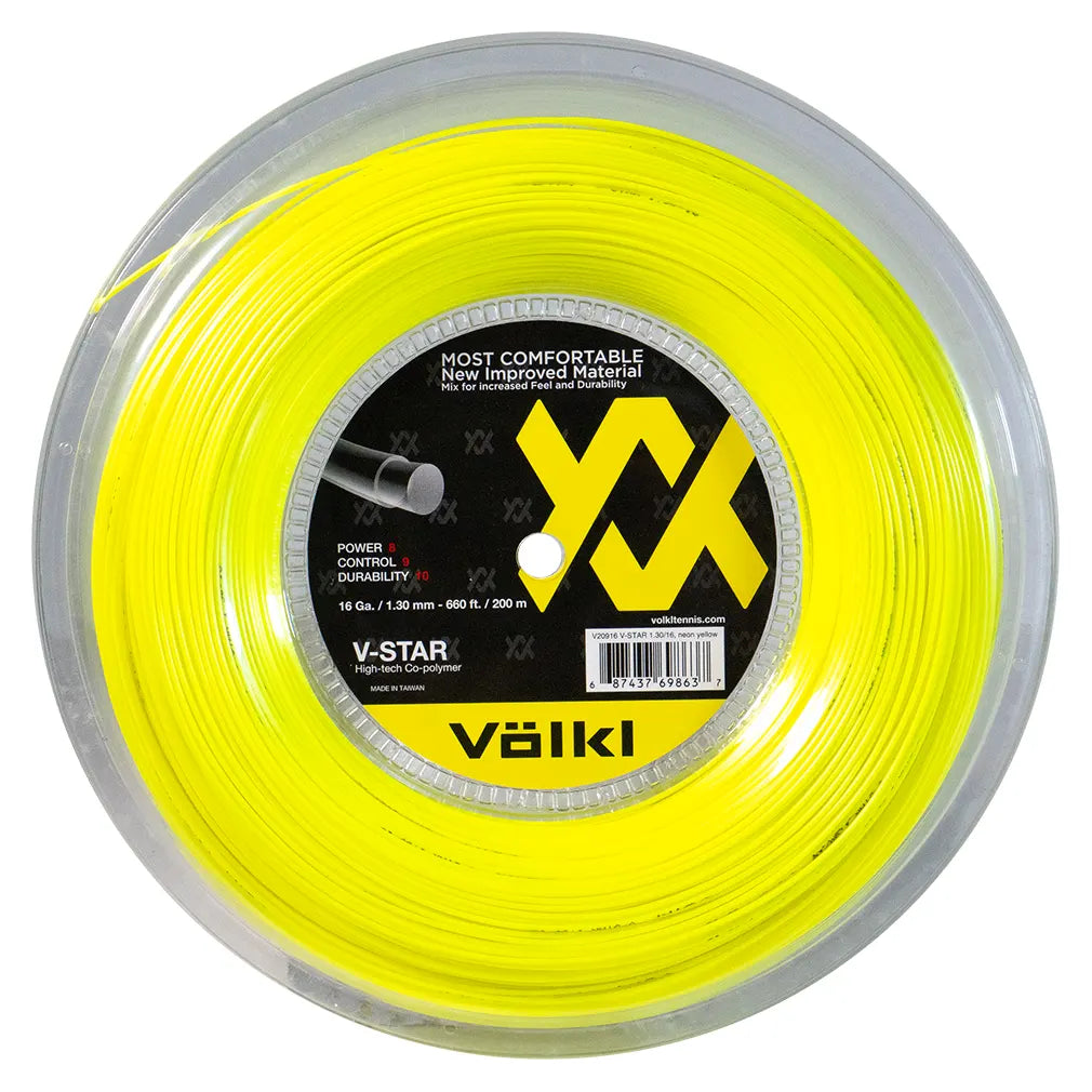 V-Star Tennis String Reel Neon Yellow